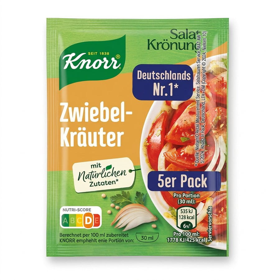 Knorr Salatkrönung Zwiebel Kräuter 5er Pack 
