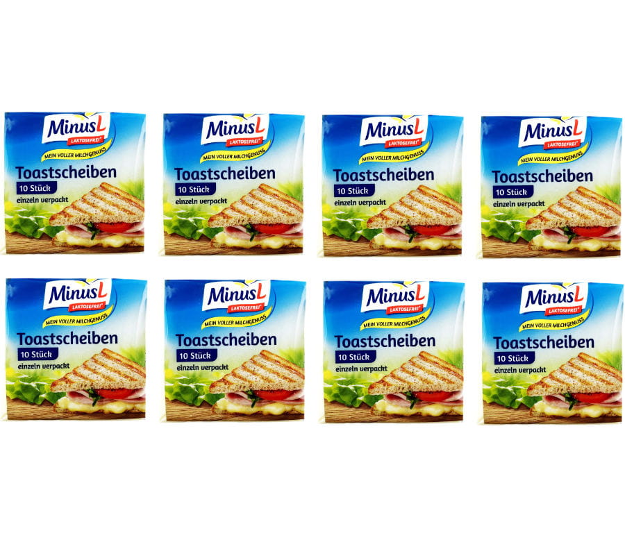 8x MinusL Toastscheiben 10er 200g