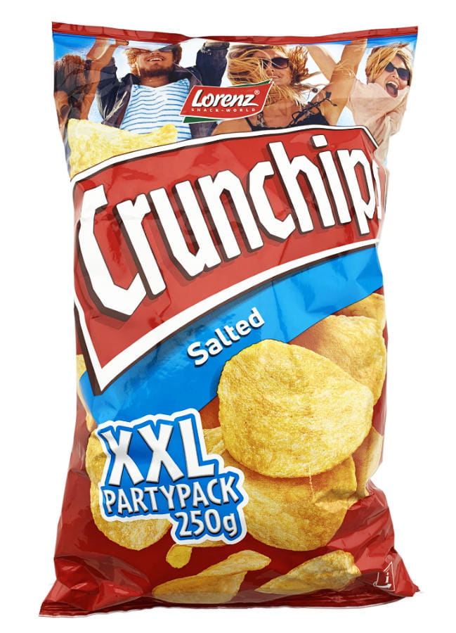 Crunchips Gesalzen XXL Partypack 250g