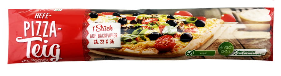Hefe Pizzateig Mit Olivenöl 400g