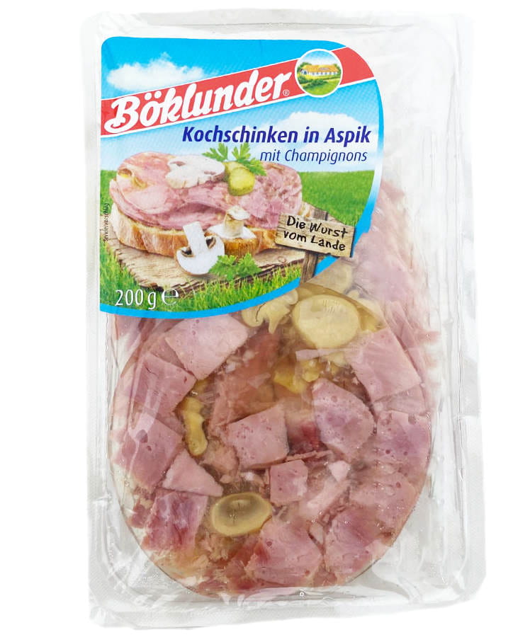 Kochschinken In Aspik Mit Champignons 200g