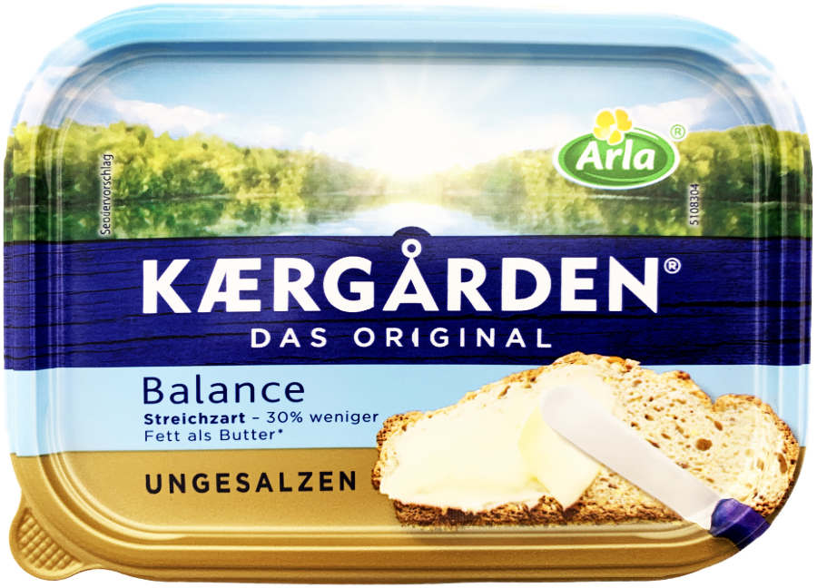 Arla Kaergarden ungesalzen balance 200g mit bester Butter
