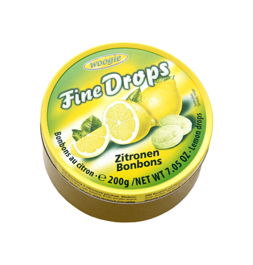 Woogie Fine Drops Mit Zitronengeschmack 200g
