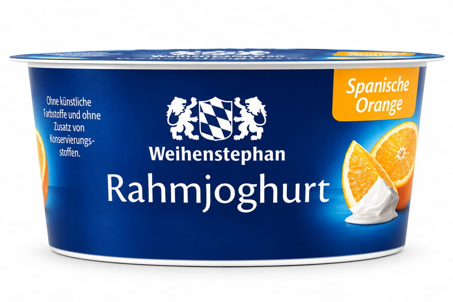 Weihenstephan Rahmjoghurt Spanische Orange 150g