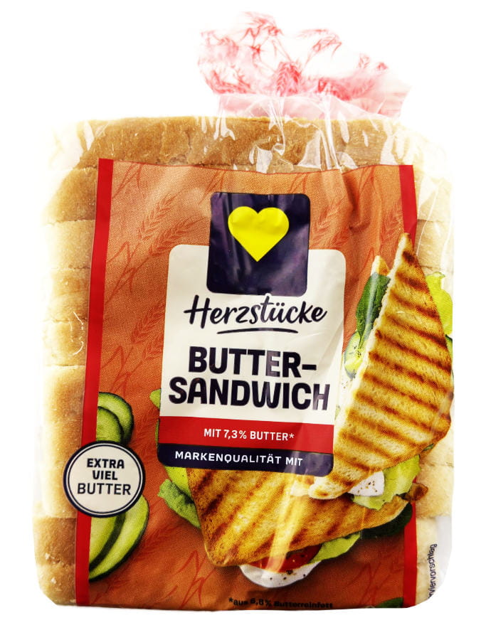 Butter Sandwichscheiben 375g