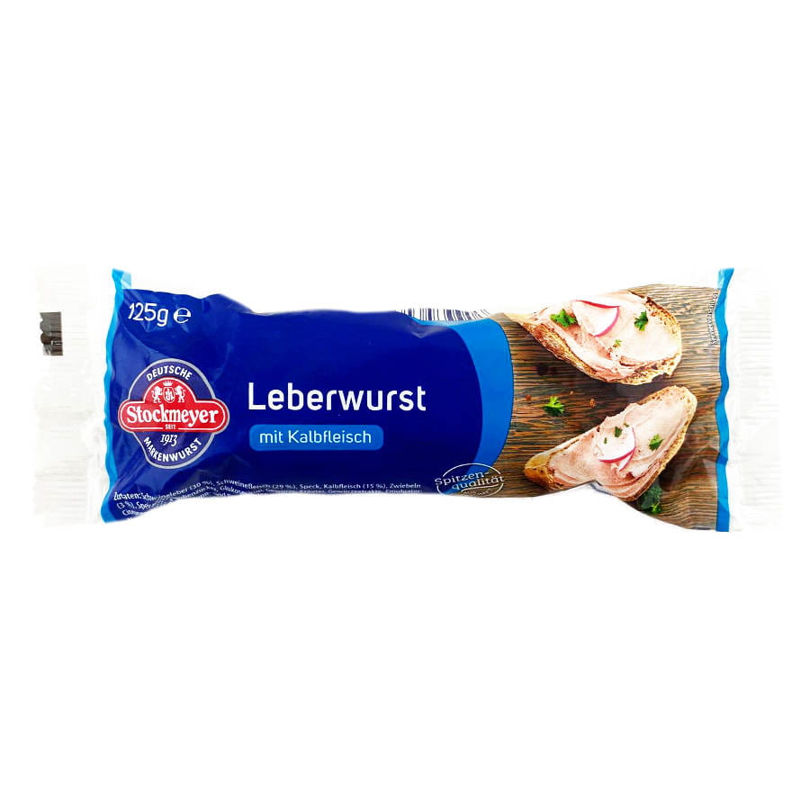 Stockmeyer Leberwurst mit Kalbfleisch 125g