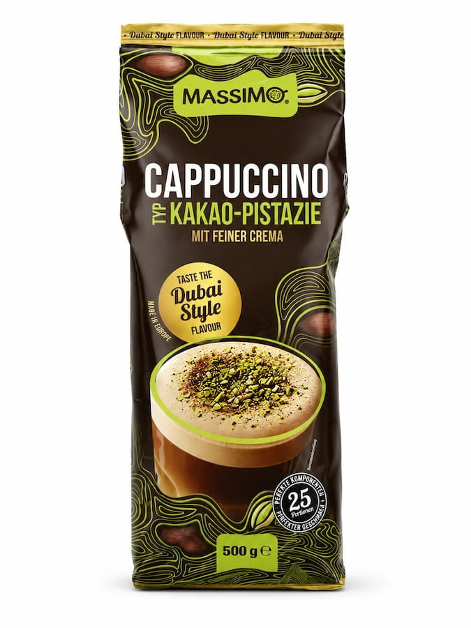 Cappuccino Kakao Pistazie mit feiner Crema 500g