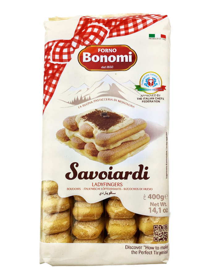 Bonomi Savoiardi Italienische Löffelbiskuits Ladyfingers 400g