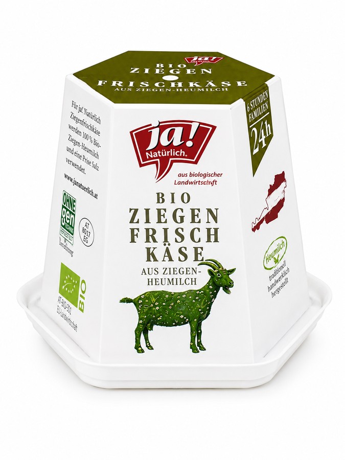 BIO Ziegenfrischkäse aus Ziegen-Heumilch 140g
