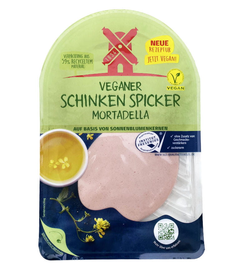 Rügenwalder veganer Schinkenspicker Mortadella 80g