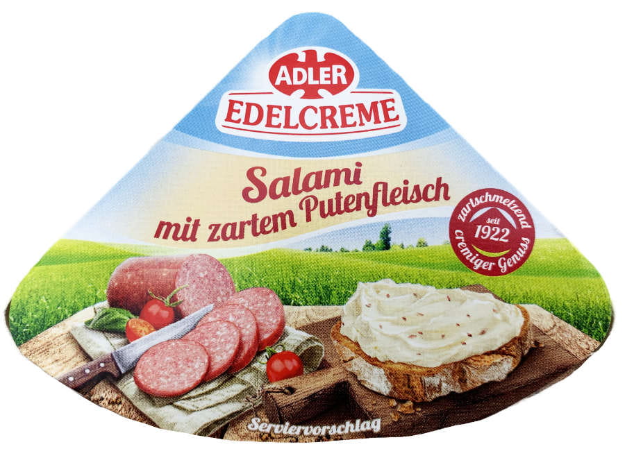 Adler Edelcreme Salami Schmelzkäse 100g