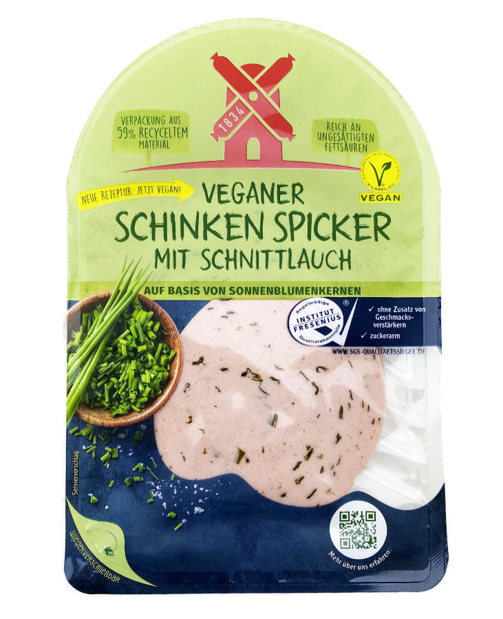 Rügenwalder veganer Schinkenspicker mit Schnittlauch 80g