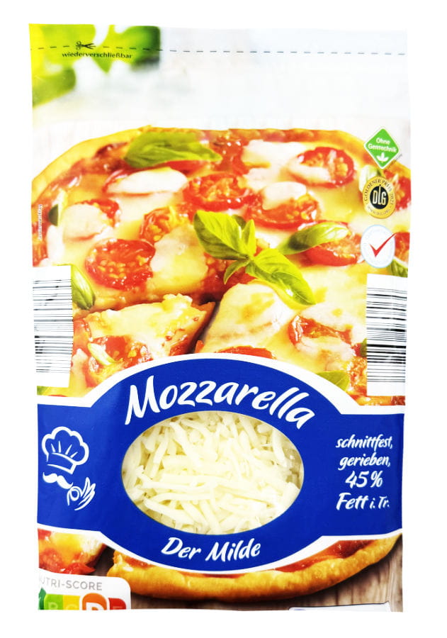 Mozzarella Gerieben 250g