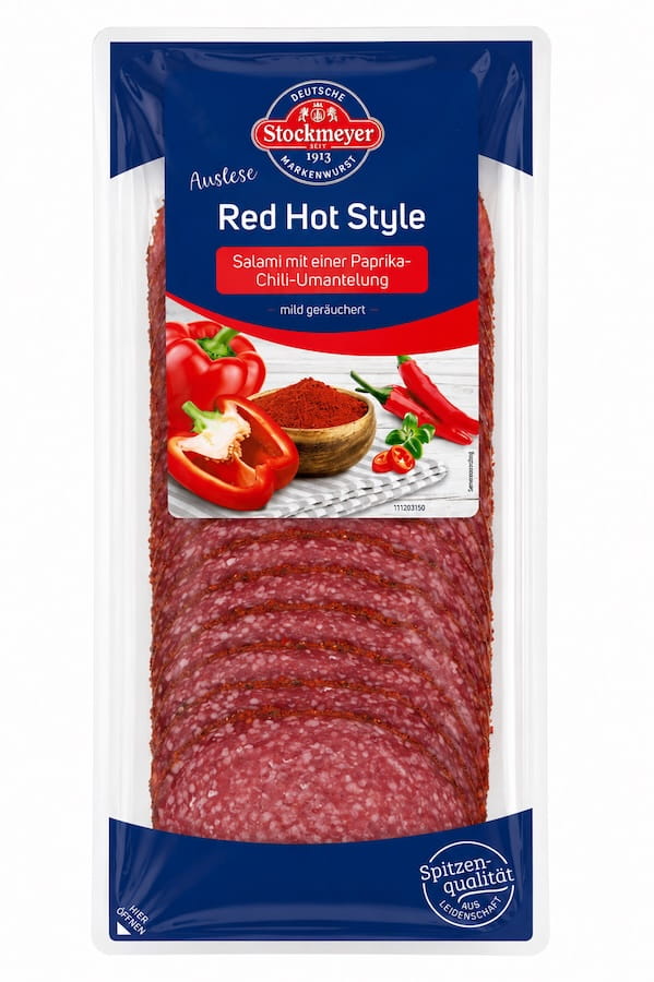 Salami Red Hot Style in Scheiben 150g