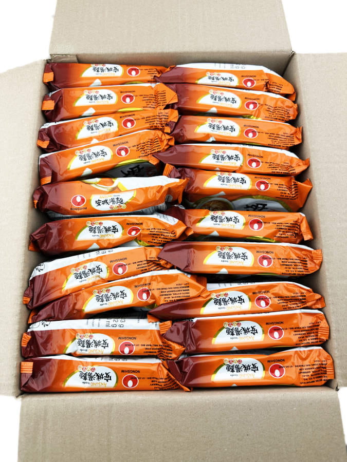 Asiatische An Sung Tang Myun Instant Nudeln Scharf 20er 2500g