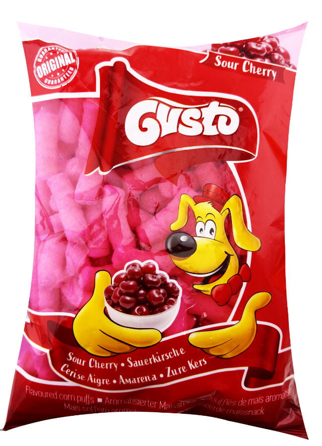 Aromatisierter Maissnack Sauerkirsche 80g