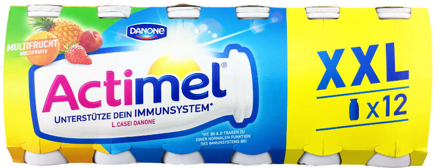 Danone Actimel Multifrucht XXL 12 Stück 1128ml