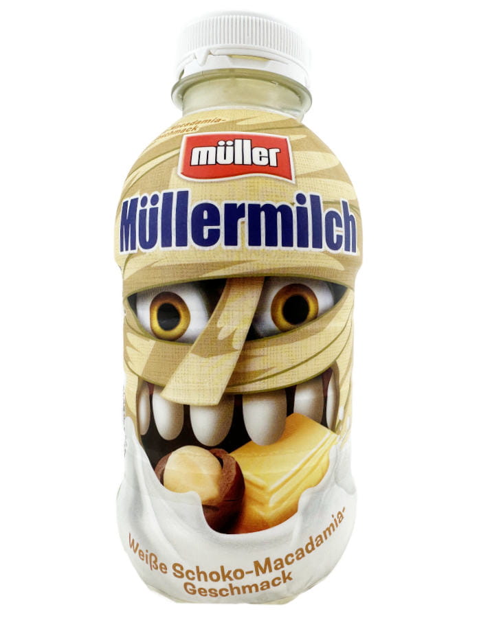 Müllermilch Weiße Schoko Macadamia Geschmack 400ml