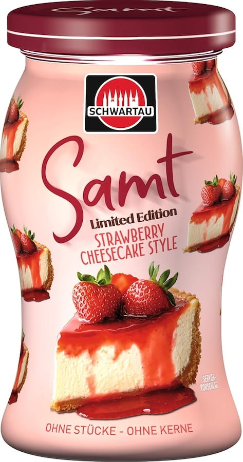 Schwartau Samt Limited Edition Strawberry Cheesecake 270g