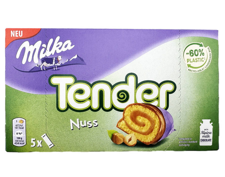 Milka Tender Nuss Biskuitrollen 5er 185g
