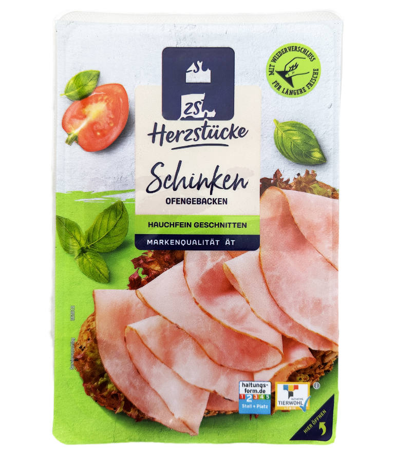 Schinken hauchfein geschnitten 100g