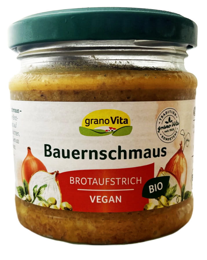 GranoVita Bauernschmaus Brotaufstrich vegan 160g
