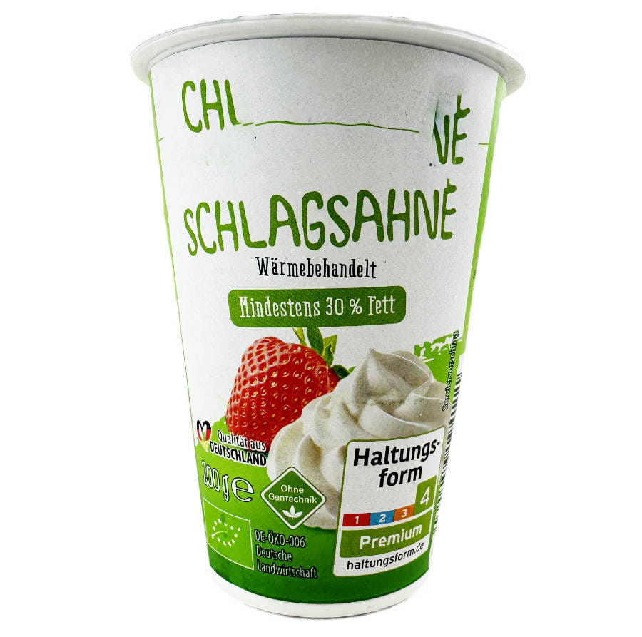 BIO Schlagsahne 30% 200g