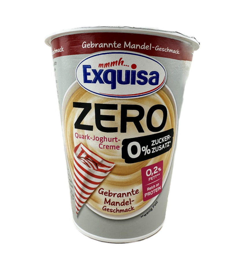 Exquisa Zero High Protein gebrannte Mandel 400g