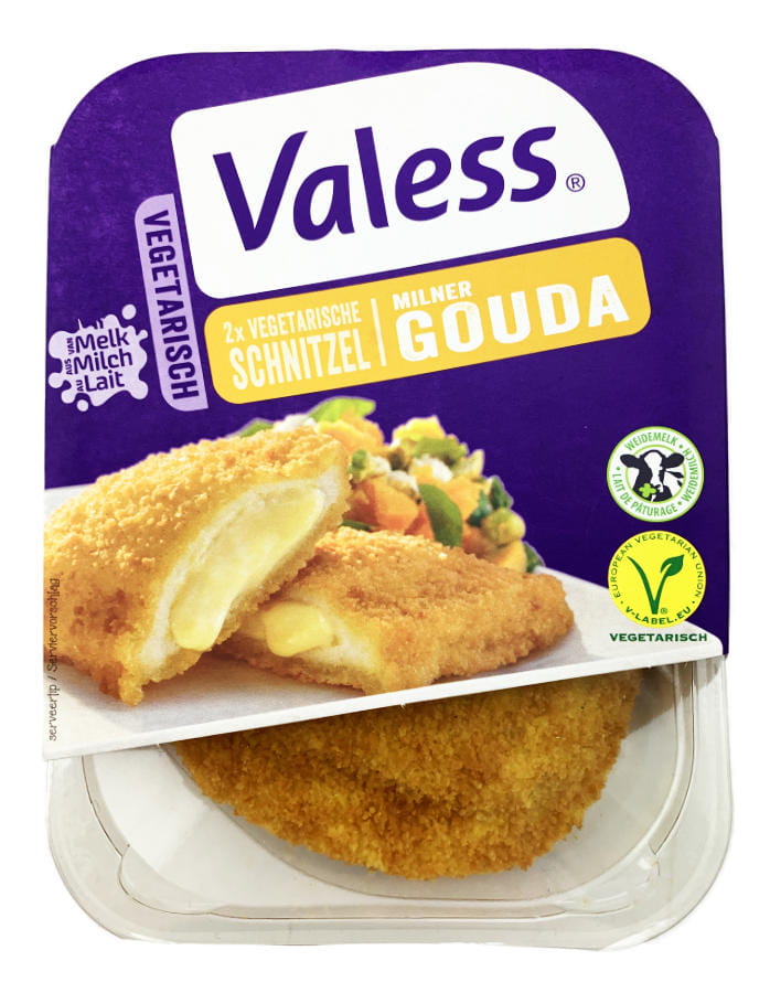 Valess vegetarische Schnitzel mit Gouda 2er 180g