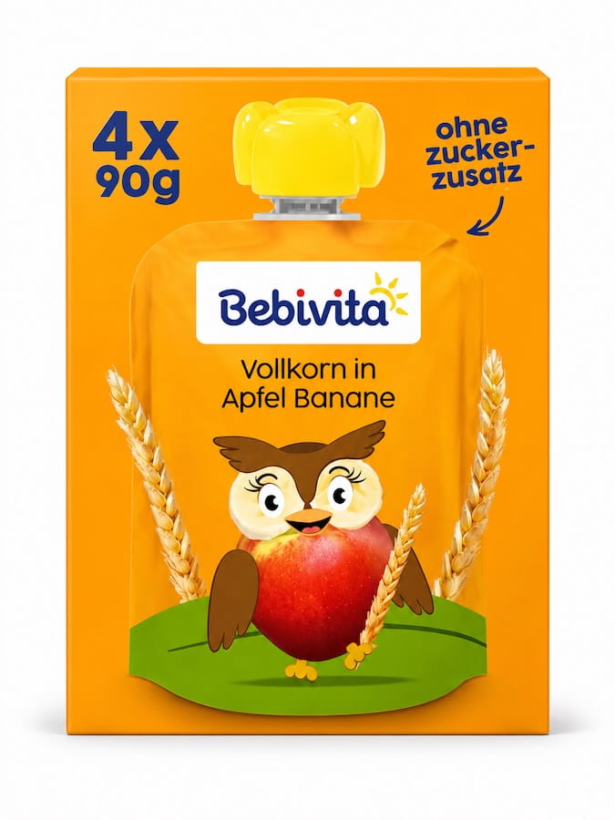 Bebivita Vollkorn in Apfel Banane 4er 360g