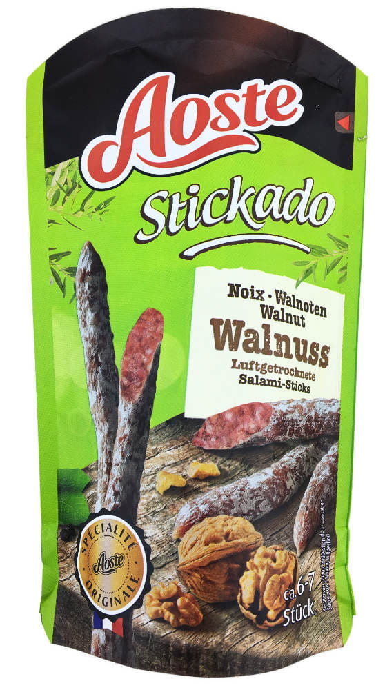 Aoste Stikado Mini Salami Walnuss 70g