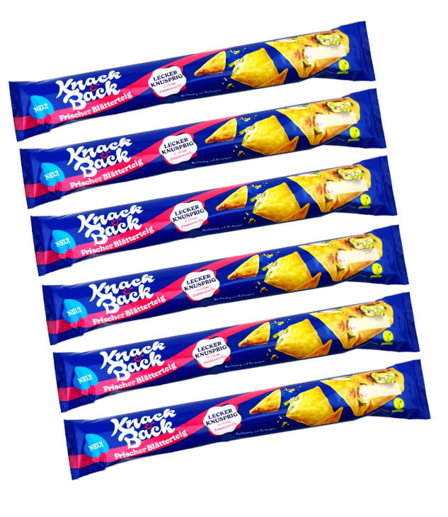 6x Knack Und Back Frischer Blätterteig 1650g