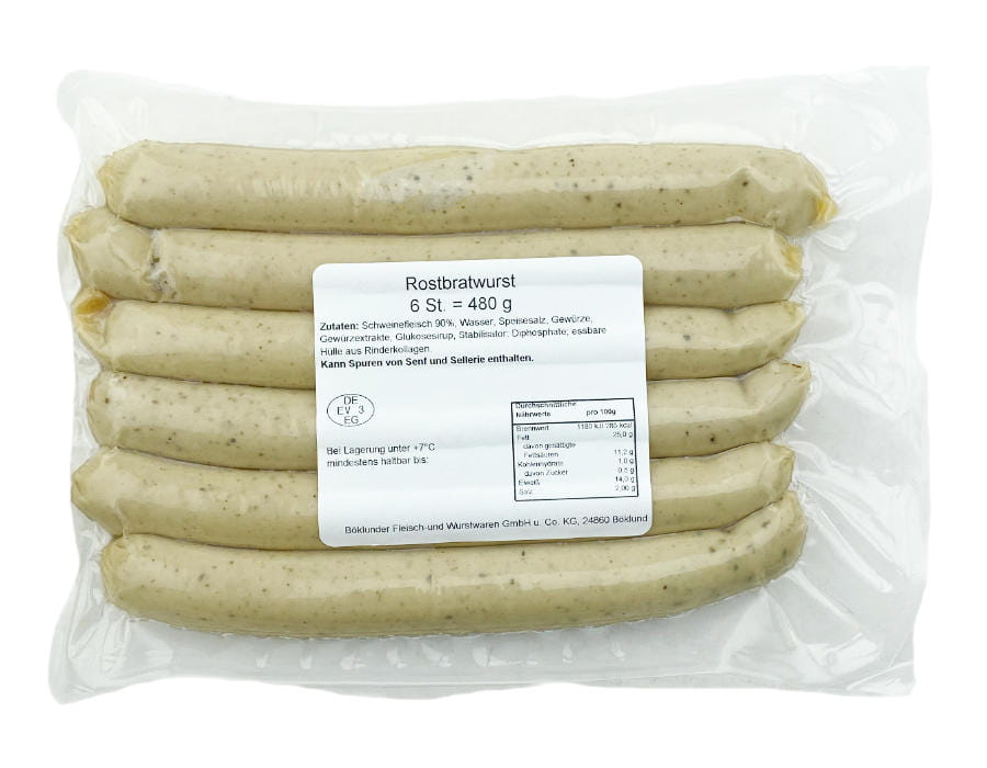 Böklunder Rostbratwurst 6er 480g