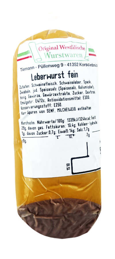 Leberwurst Fein 250g