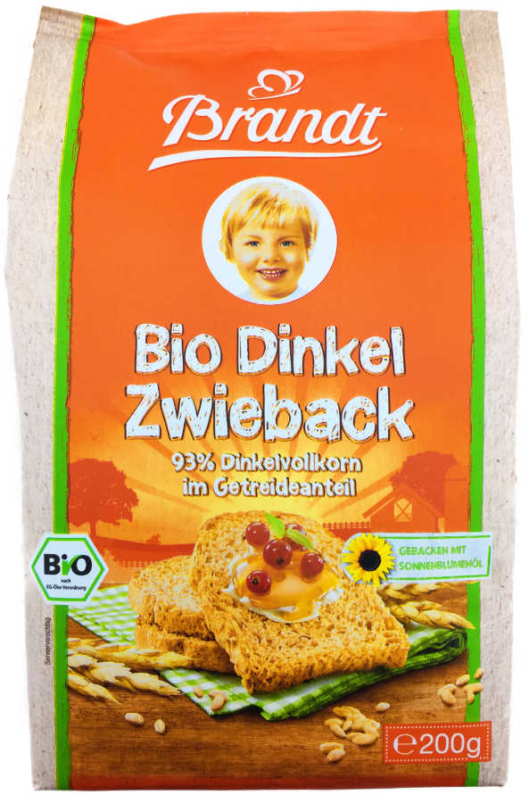 Brandt Bio Dinkel Zwieback 200g