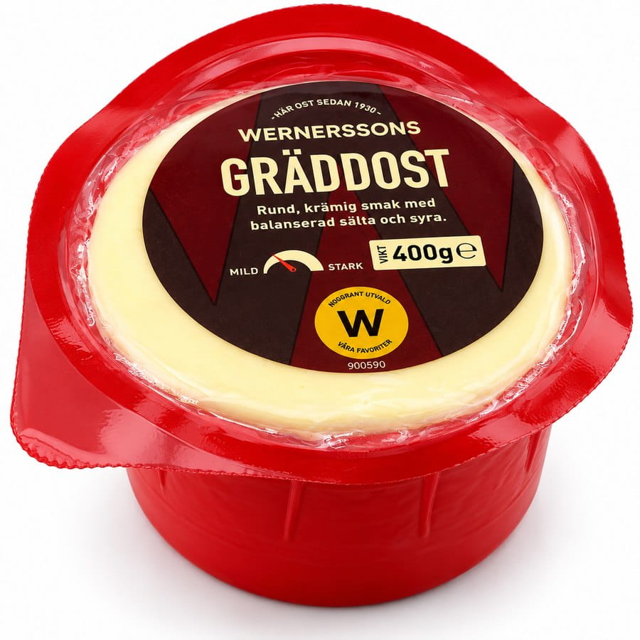 Wernerssons Gräddost Rahmkäse am Stück 400g