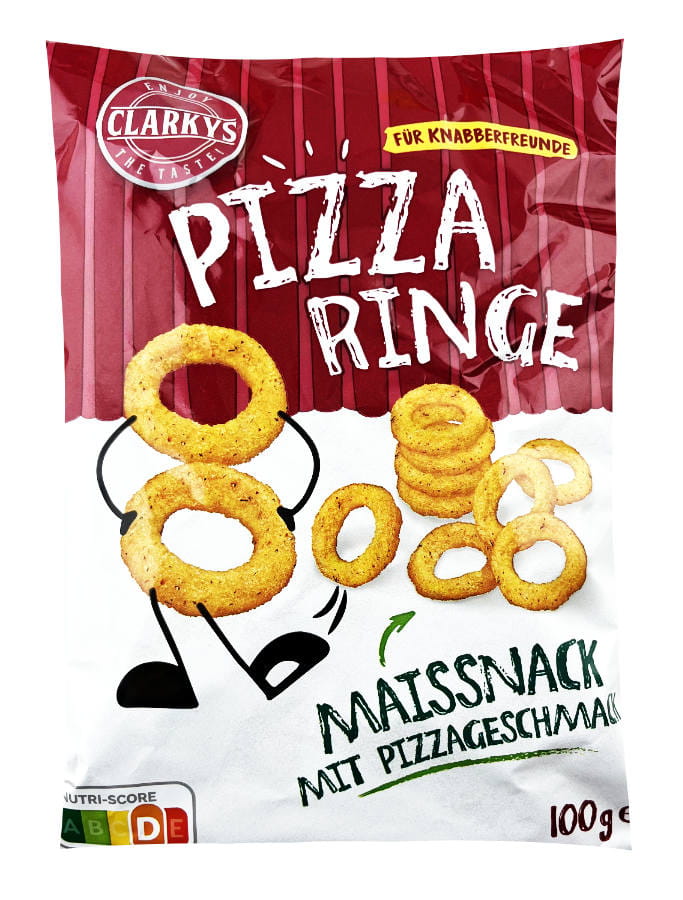 Clarkys Pizzaringe 100g