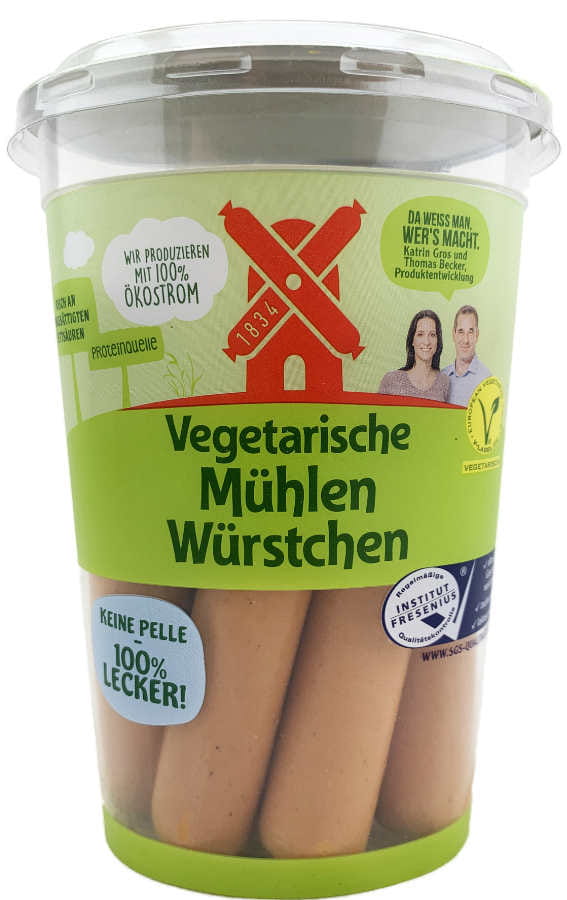 Rügenwalder Vegetarische Mühlen Würstchen 165g