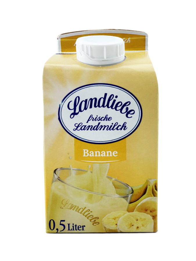 Frische Landmilch Banane 500ml