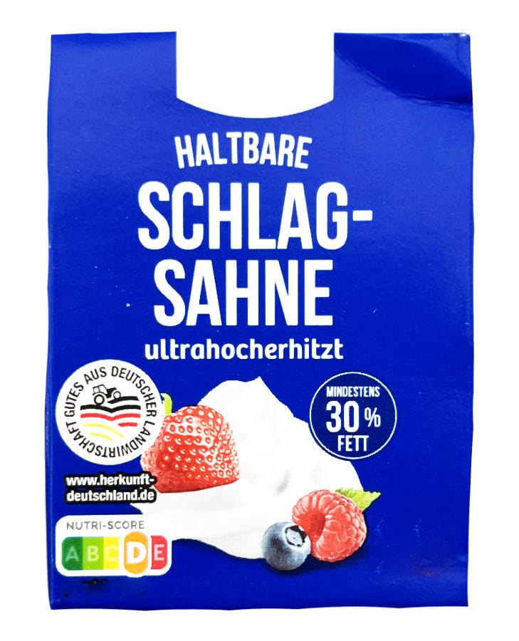 Haltbare Schlagsahne 30% 200g