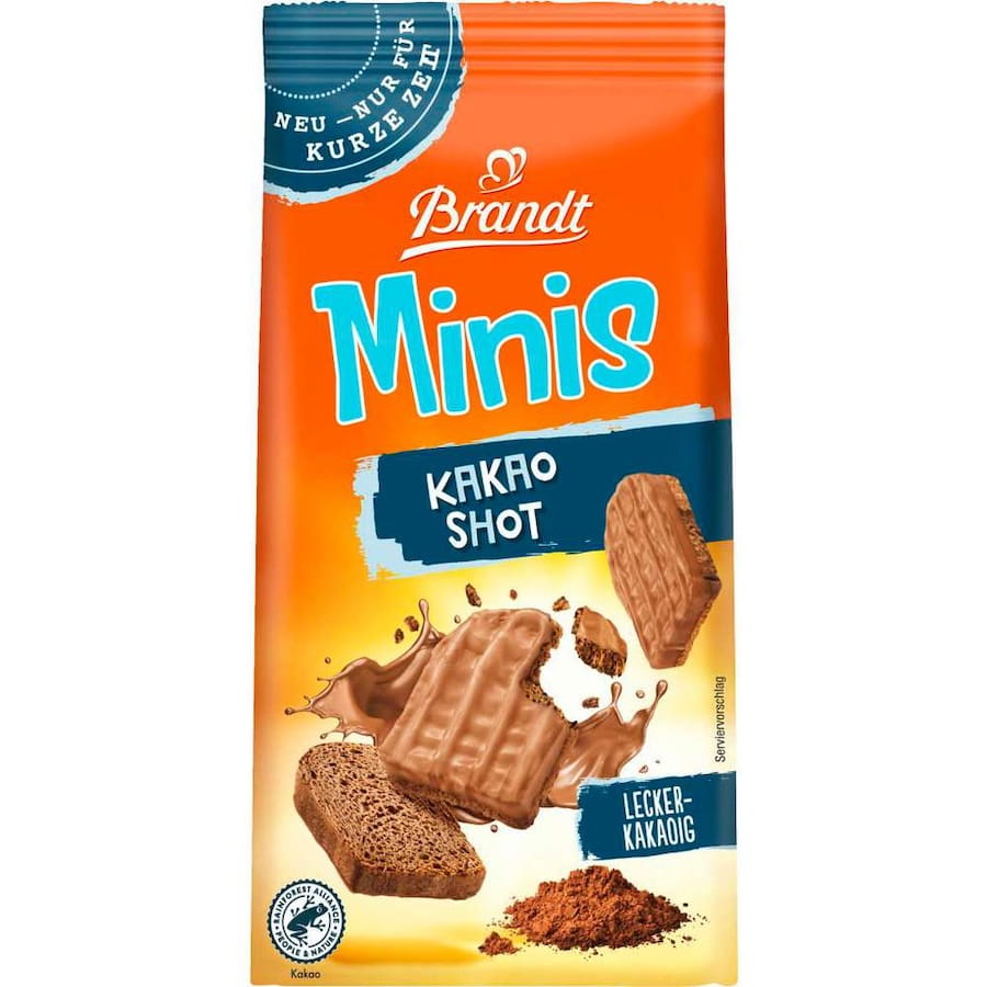 Brandt Minizwieback Mit Kakao und Schokoglasur 85g