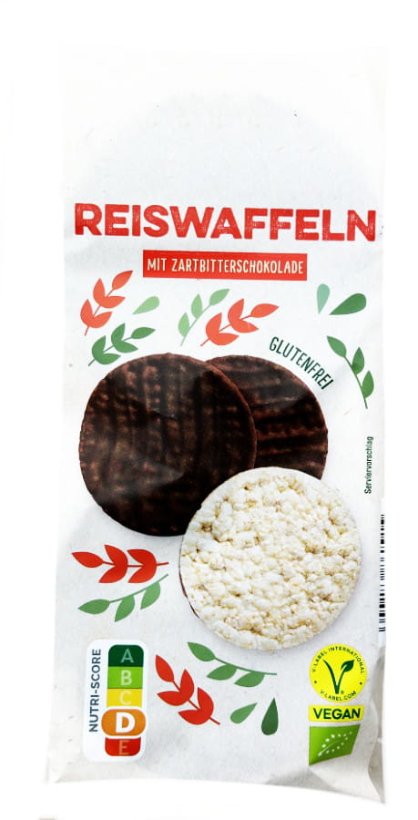 Reiswaffeln Mit Zartbitterschokolade 100g