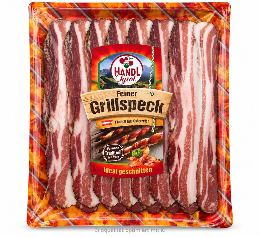 Handl Tyrol feiner Grillspeck ideal geschnitten 140g