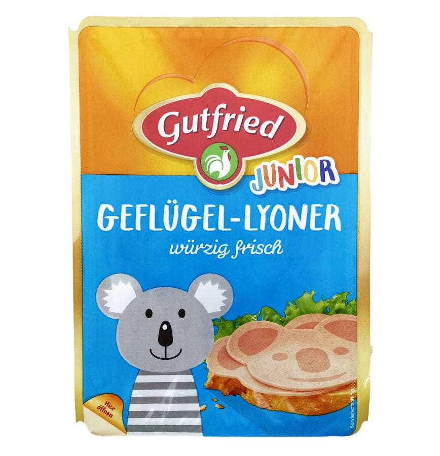 Gutfried Junior Geflügel Lyoner 115g