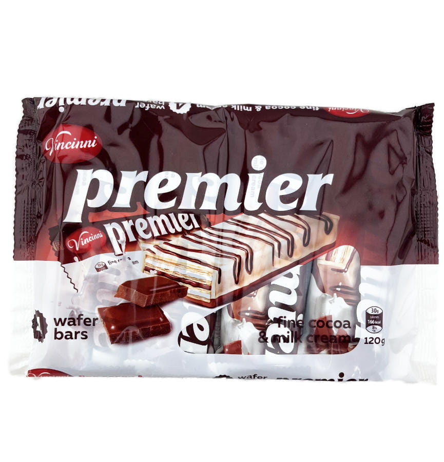 Waffelriegel Mit Cremefüllung Und Vanille Schokoüberzug 4er 120g