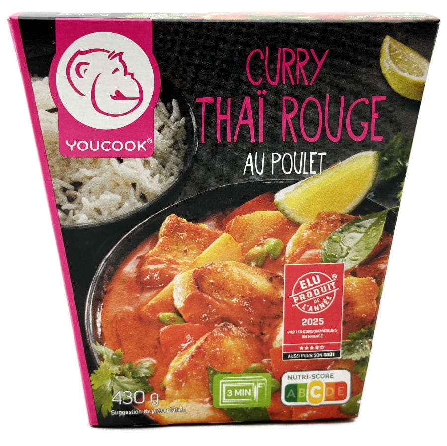 Fertiggericht Huhn In Roter Curry Thaisauce 430g