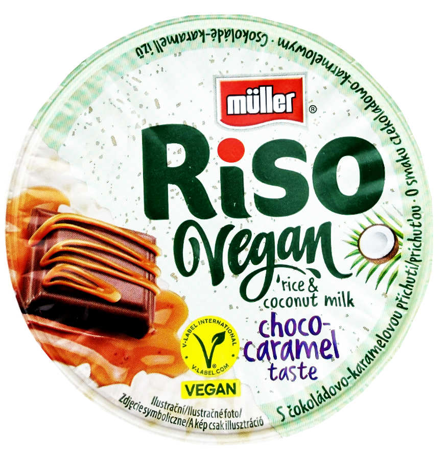Müller Riso Vegan Mit Kokosnussmilch Schoko Karamellgeschmack 160g