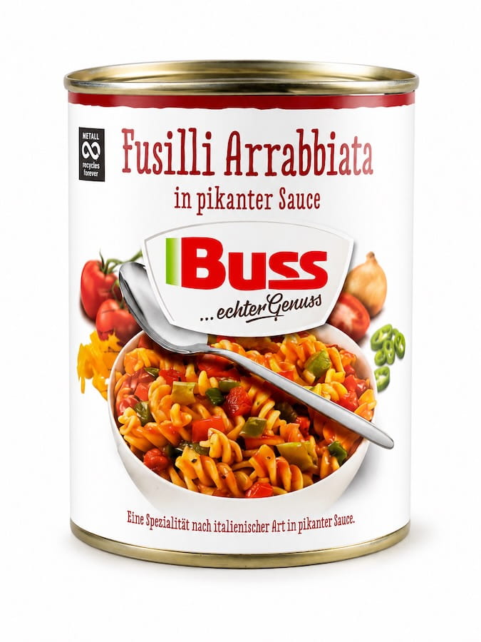Fusilli Arrabbiata in pikanter Sauce 800g