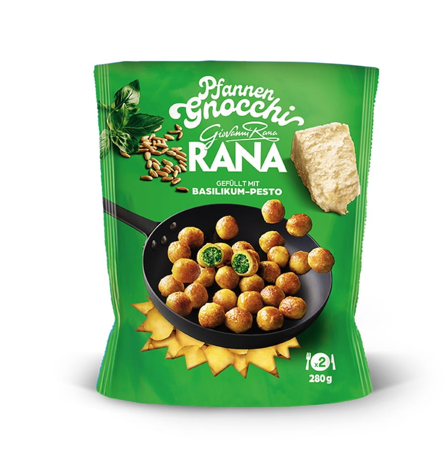 Giovanni Rana Pfannen Gnocchi Basilikum Pesto 280g