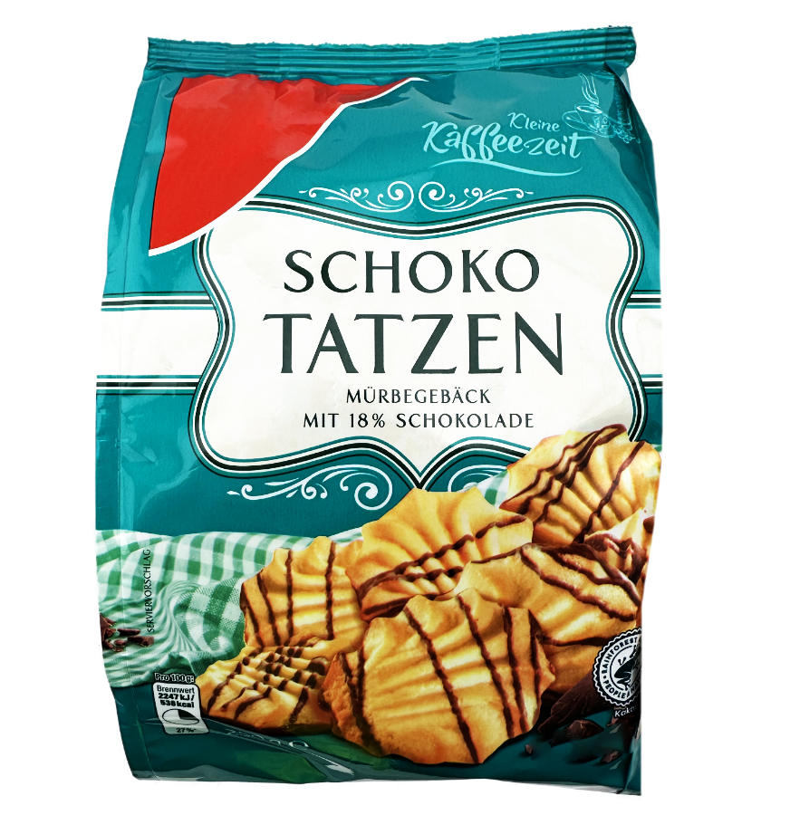 Schoko Tatzen Mürbegebäck 250g